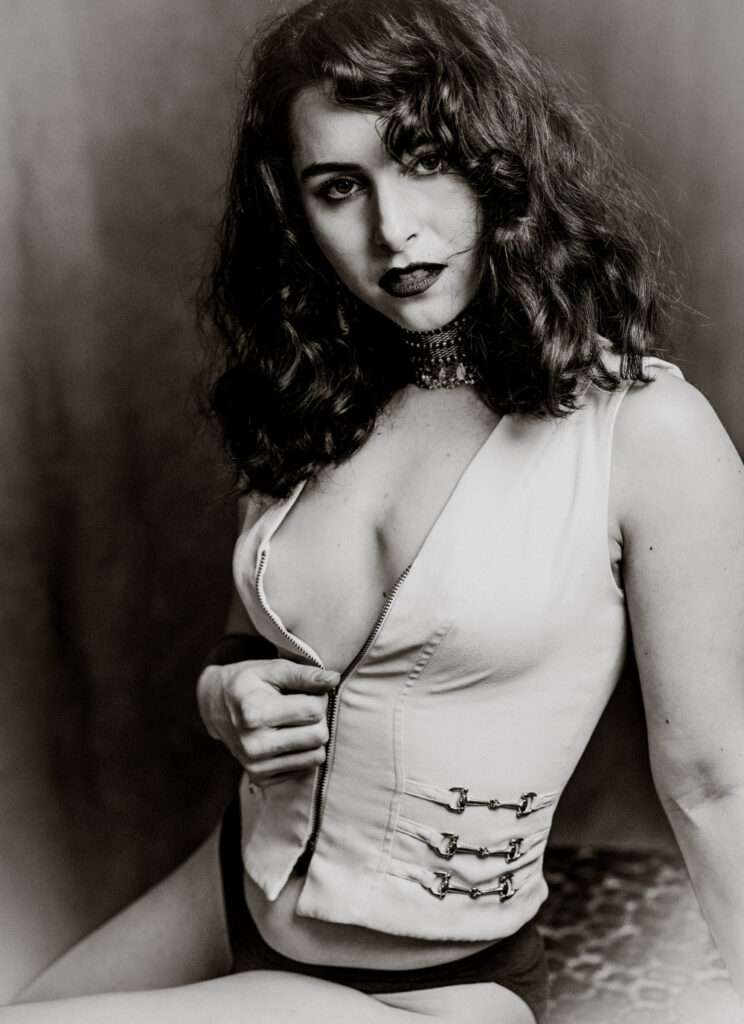 Vintage style portrait, Gabby